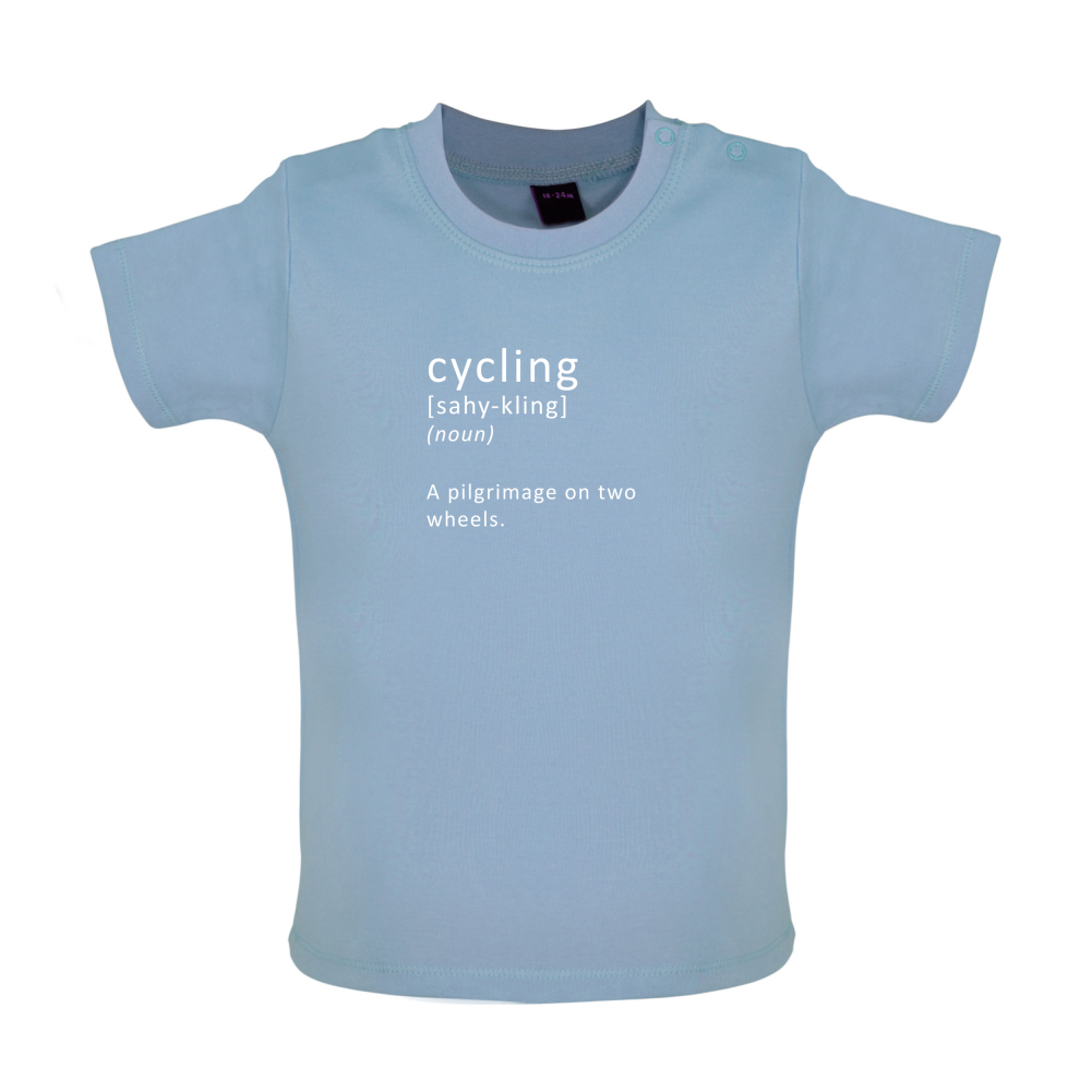 Funny Definition Cycling Baby T Shirt