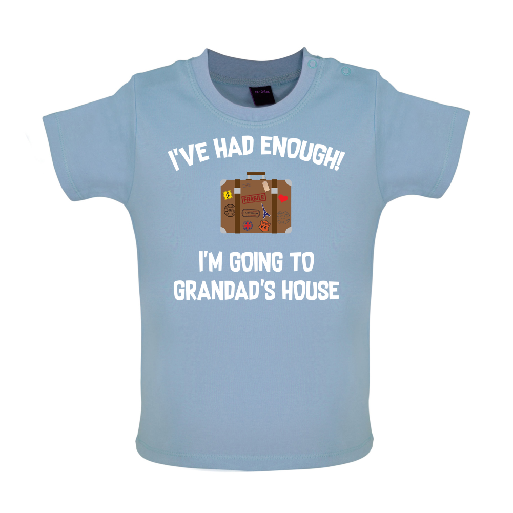 I'm Going To Grandad's House Baby T Shirt