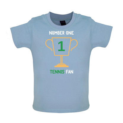 Number 1 Tennis Fan Baby T Shirt