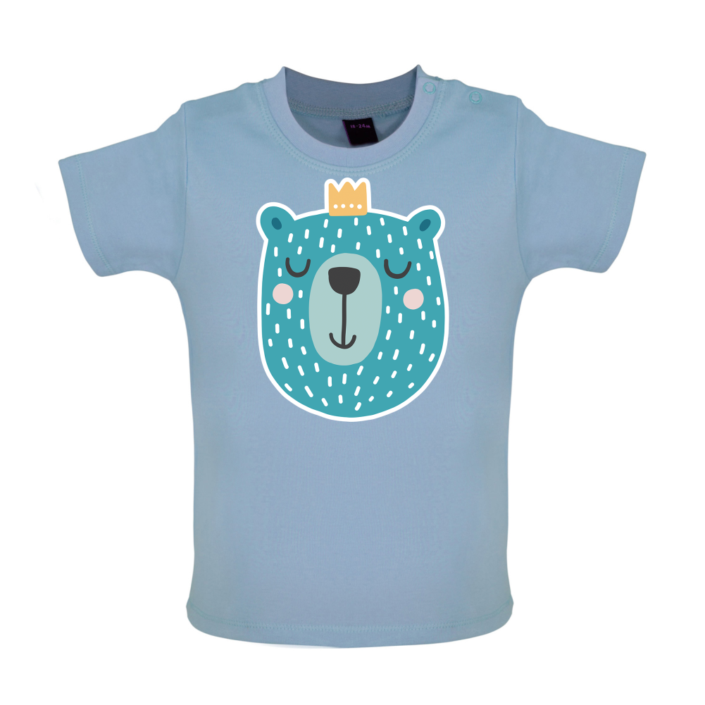 Smiley Face Bear Baby T Shirt