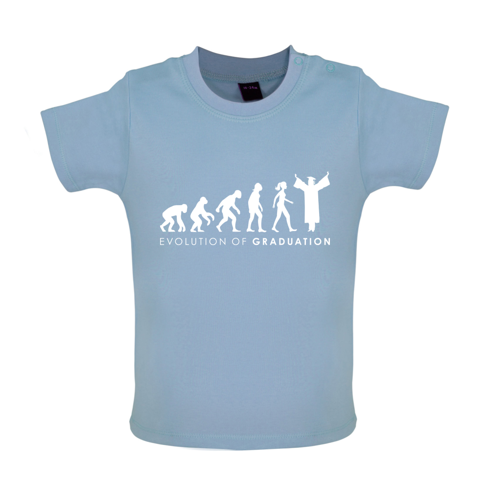 Evolution Of Woman Graduation Baby T Shirt