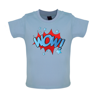 Wow! Word Art Baby T Shirt