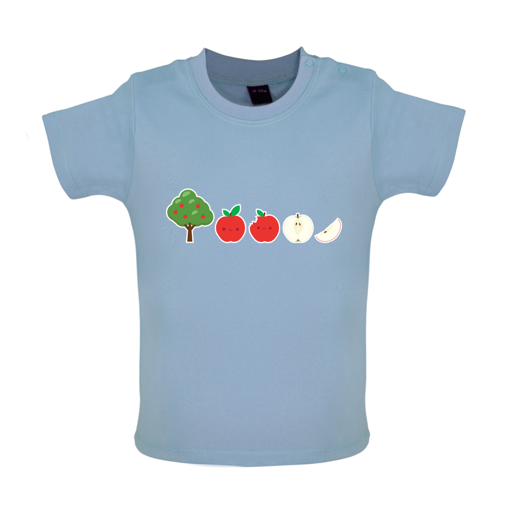Evolution Of Apple Baby T Shirt