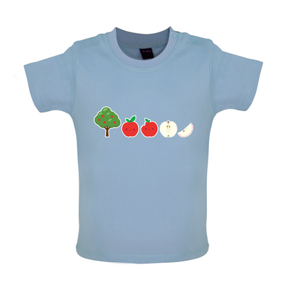 Evolution Of Apple Baby T Shirt