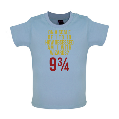 Obsessed With Wizards Baby T Shirt