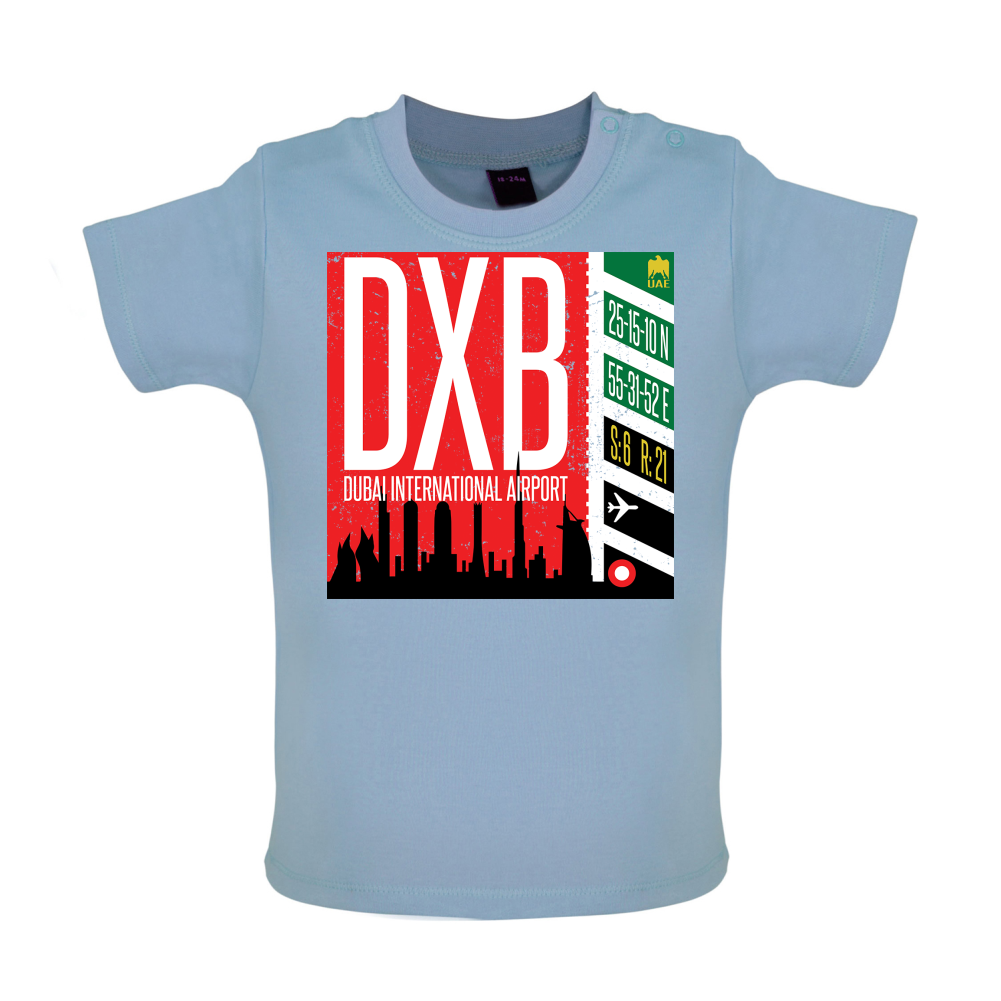 Dubai Airport Baby T Shirt