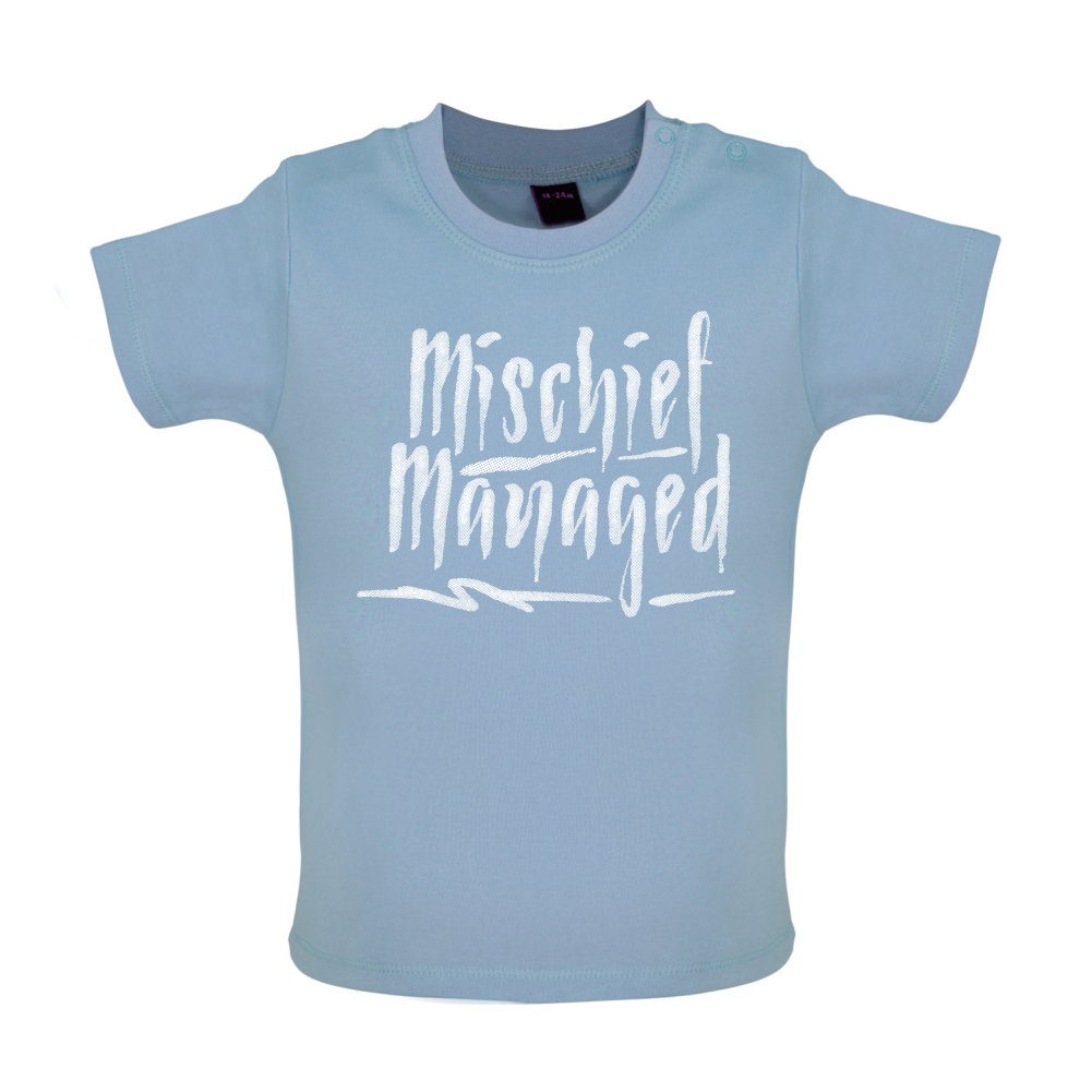 Mishchief Managed Baby T Shirt