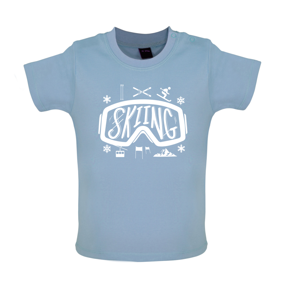 Skiing Goggles Baby T Shirt