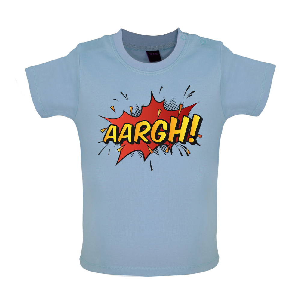 AARGH Word Art Baby T Shirt