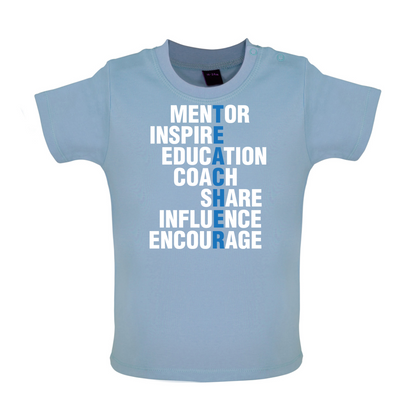 Teacher Quote Baby T Shirt
