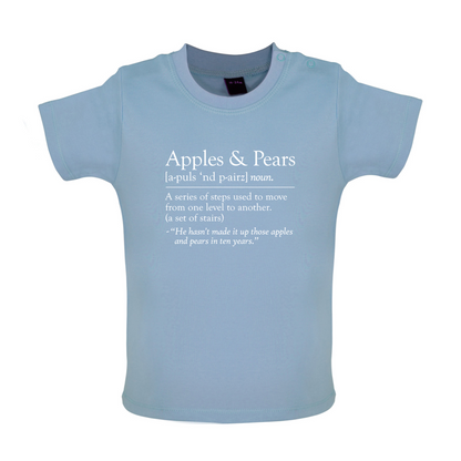 Apples & Pears Defenition  Baby T Shirt