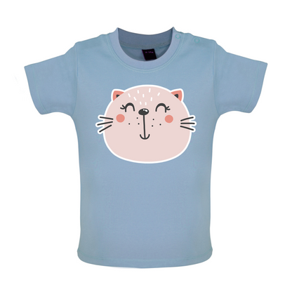 Smiley Face Cat T Shirt