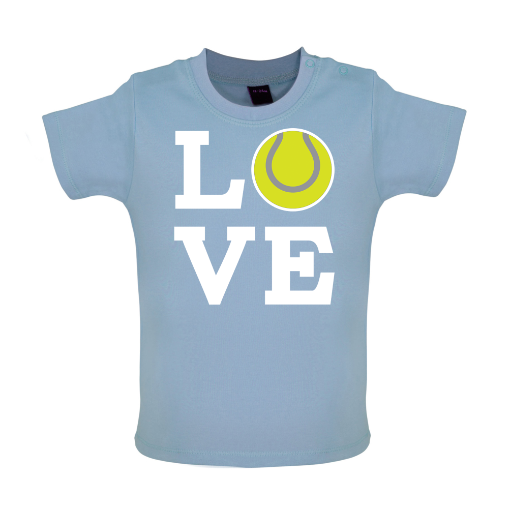 Love Tennis Baby T Shirt