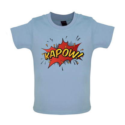 Kapow! Word Art Baby T Shirt