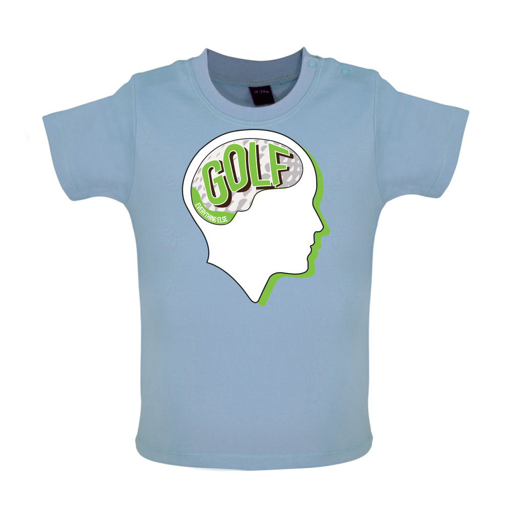 I Thiink About Golf Baby T Shirt