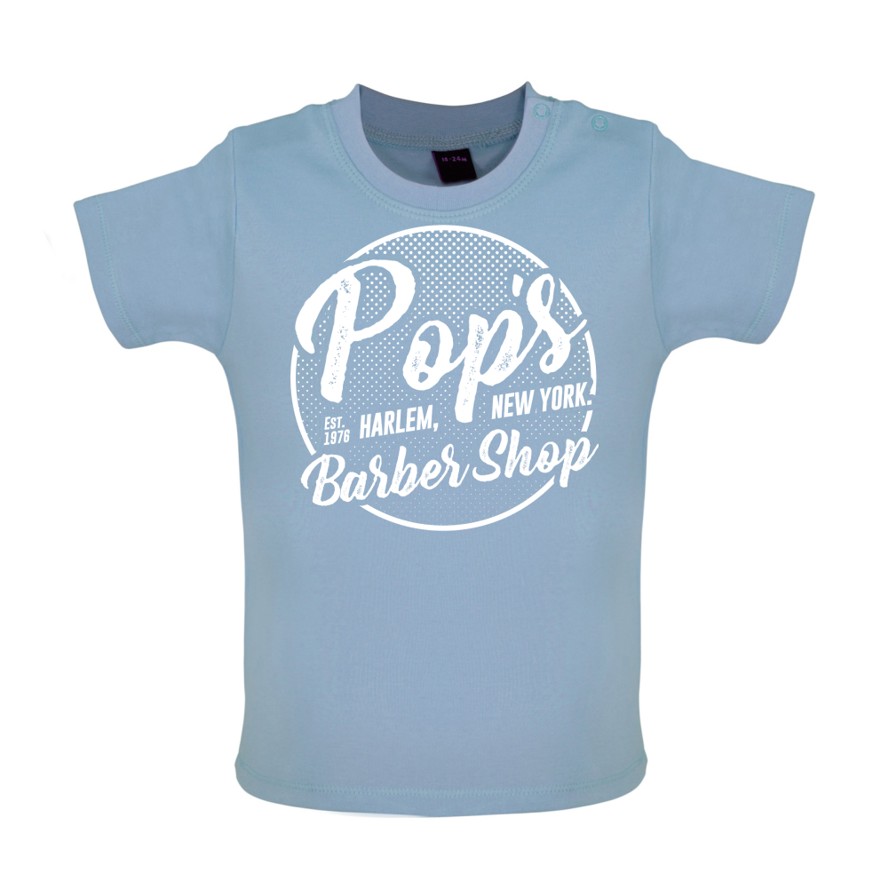Pop's Barber Shop Baby T Shirt