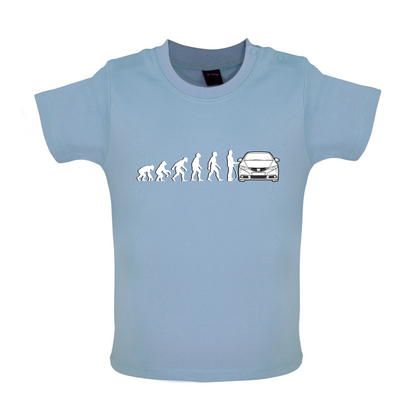 Evolution of Man Civic Driver Baby T Shirt