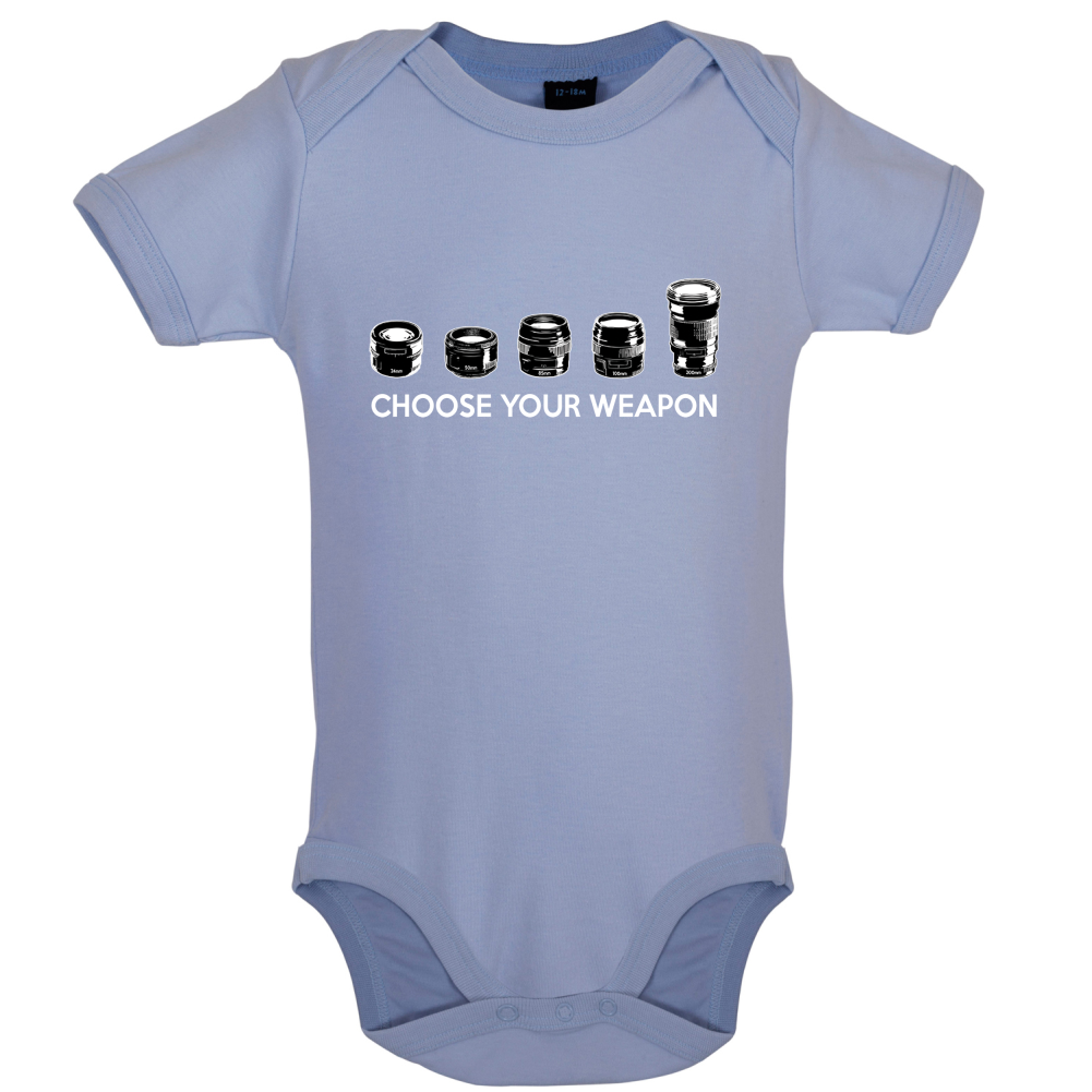 Choose your Weapon (Camera Lenses) Baby T Shirt