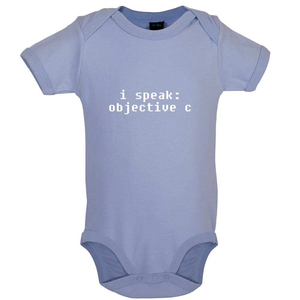 I Speak Objective C Baby T Shirt