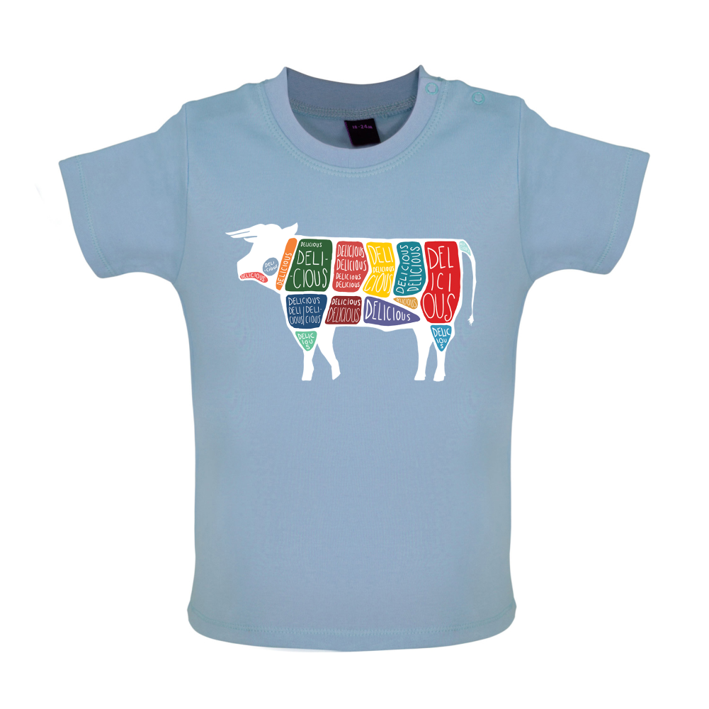 Delicious Cow Baby T Shirt