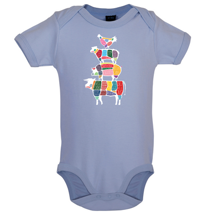 Meat Stack Diagram Baby T Shirt