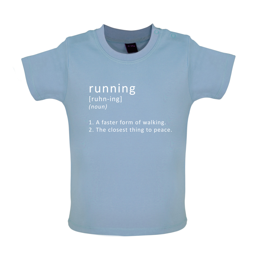 Funny Definition Running Baby T Shirt