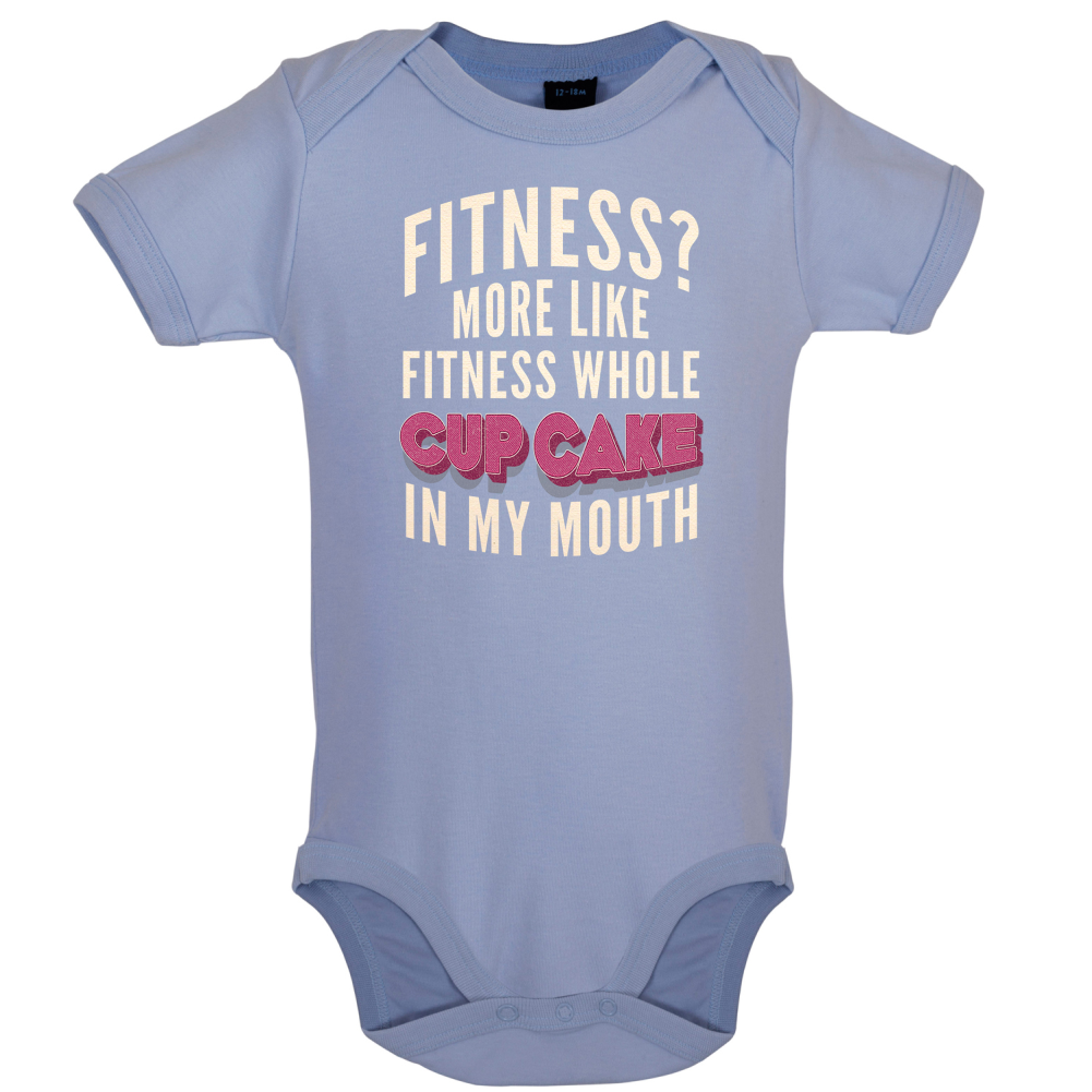 Fitness Cupcake In My Mouth Baby T Shirt