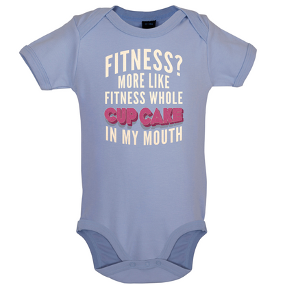 Fitness Cupcake In My Mouth Baby T Shirt
