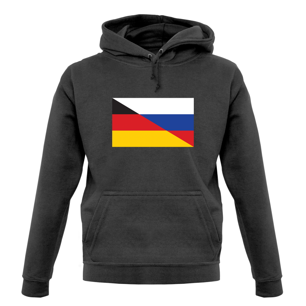 Half German Half Russian Flag T Shirt