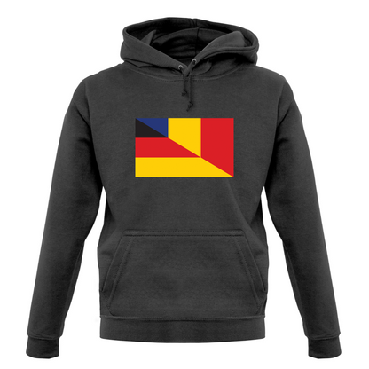 Half German Half Romanian Flag T Shirt