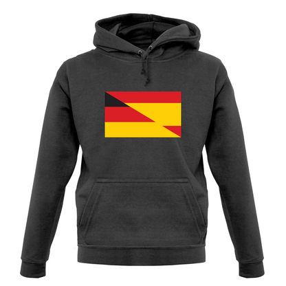 Half German Half Spanish Flag T Shirt