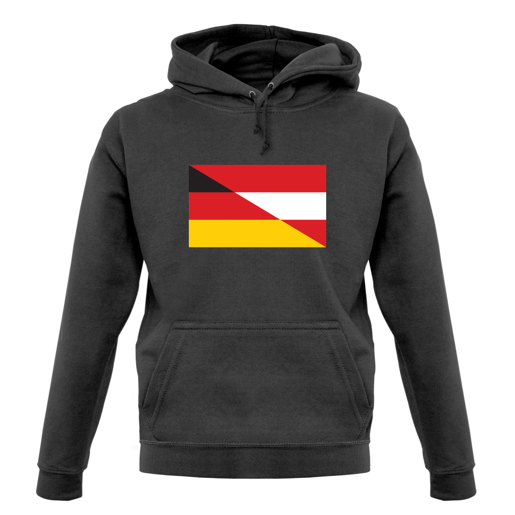 Half German Half Austrian Flag T Shirt