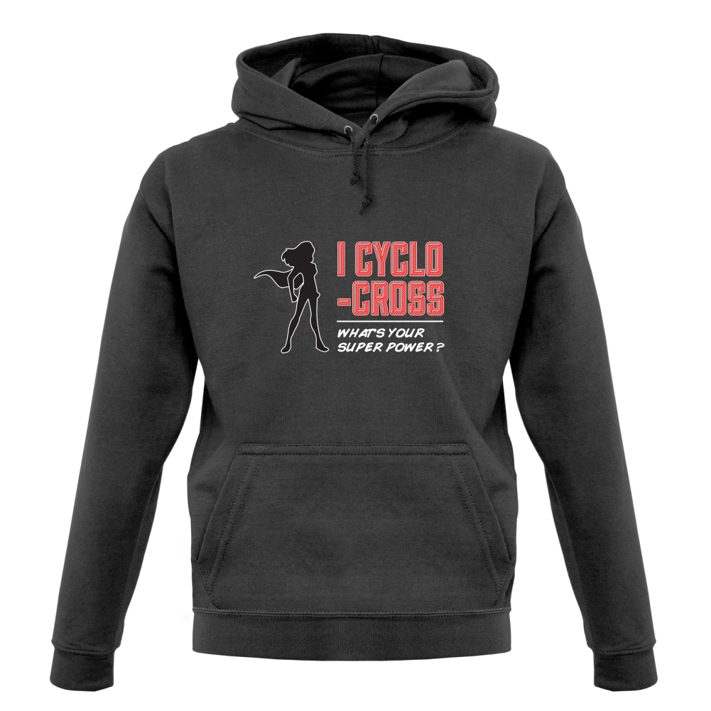 I Cyclo-Cross Whats Your Super Power FEMALE Design T Shirt