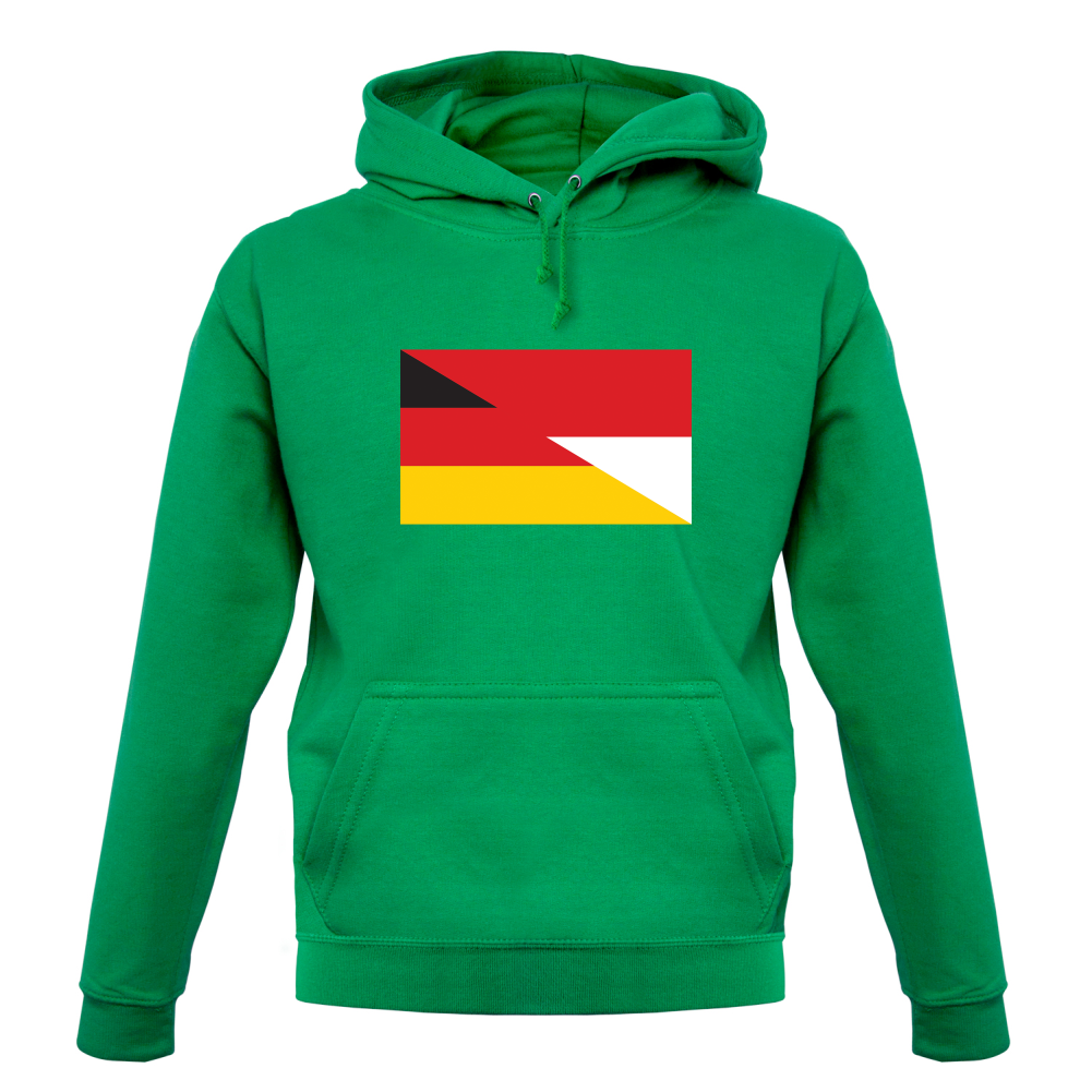 Half German Half Polish Flag T Shirt