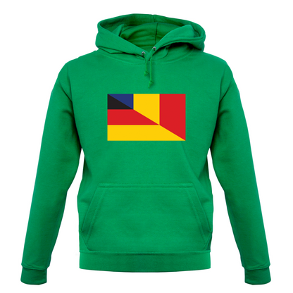 Half German Half Romanian Flag T Shirt