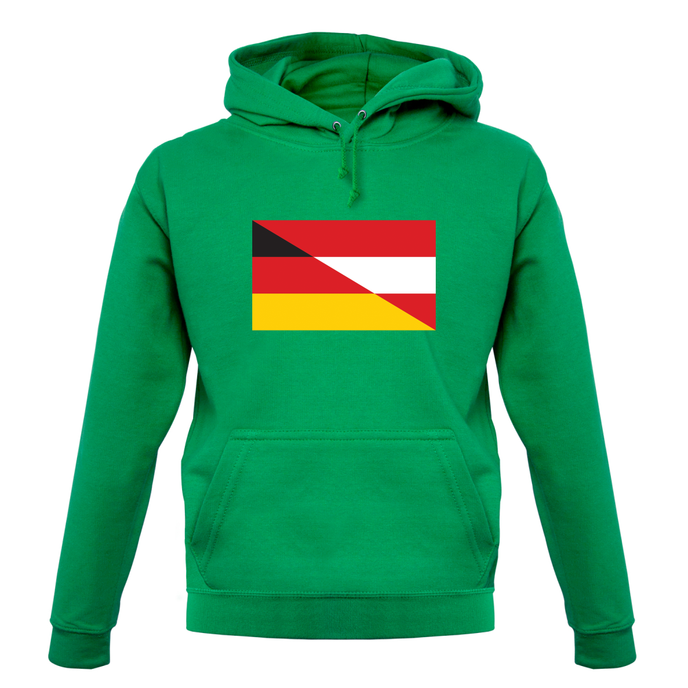 Half German Half Austrian Flag T Shirt
