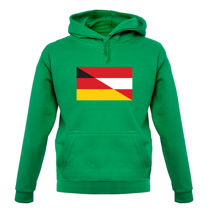 Half German Half Austrian Flag T Shirt