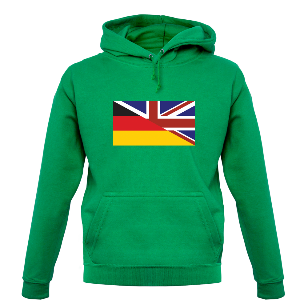 Half German Half British Flag T Shirt