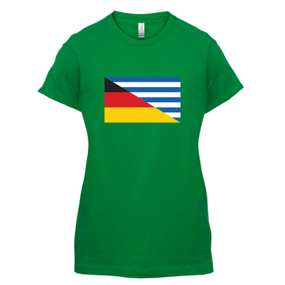 Half German Half Greek Flag T Shirt