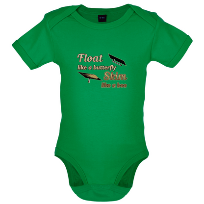 Float Like A Butterfly Skim Like A Bee Baby T Shirt