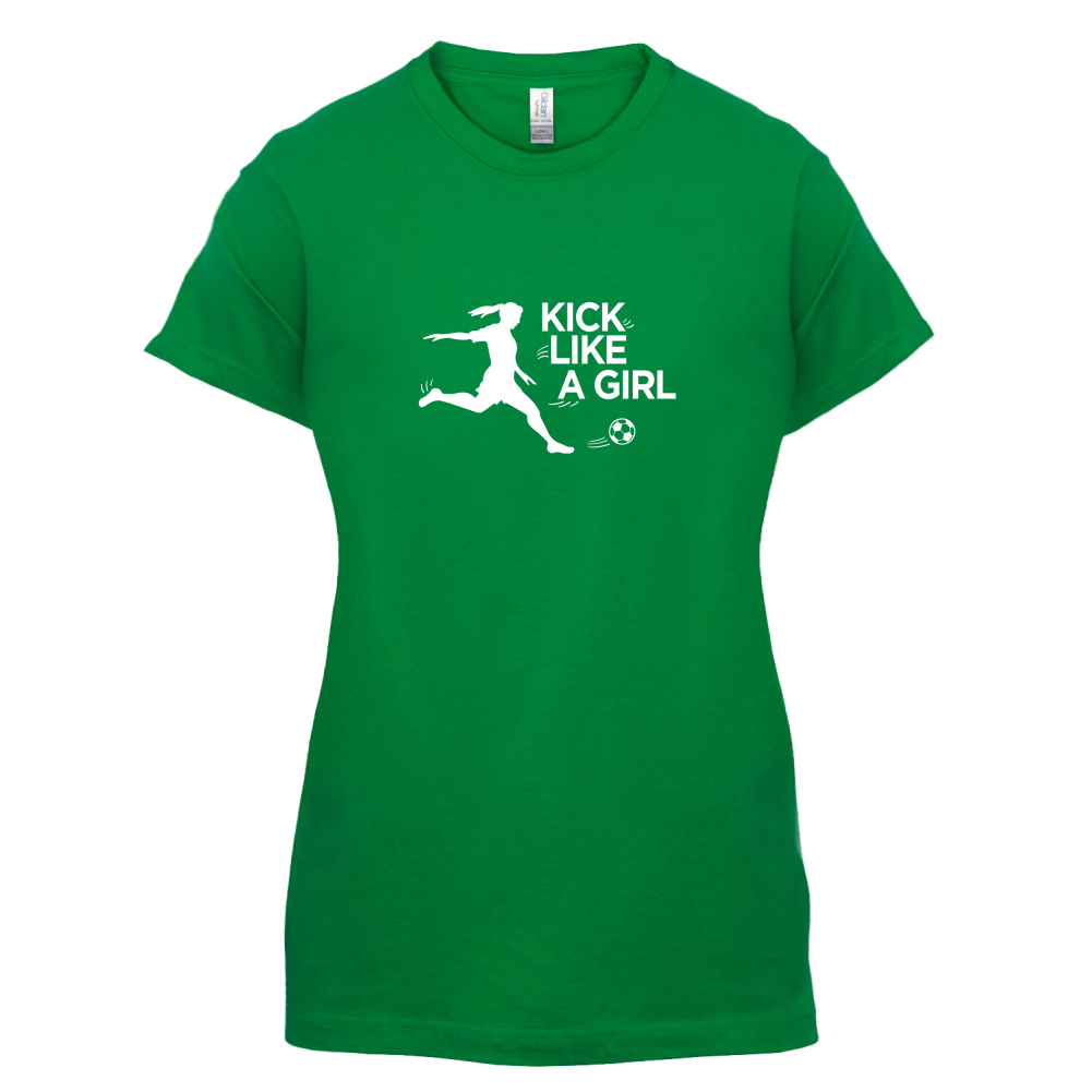 Kick Like A Girl T Shirt
