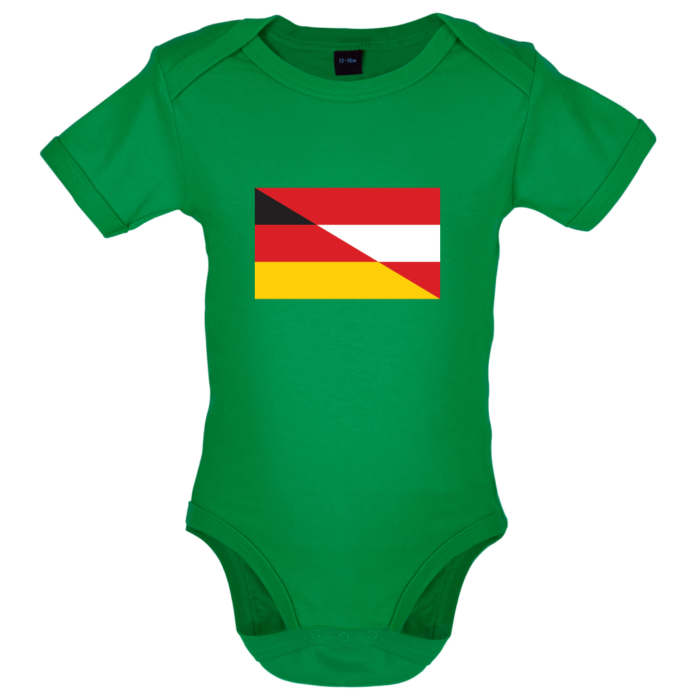 Half German Half Austrian Flag Baby T Shirt