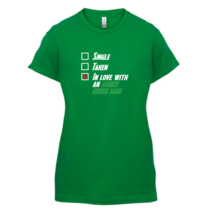 Single Taken Angry Green Man T Shirt