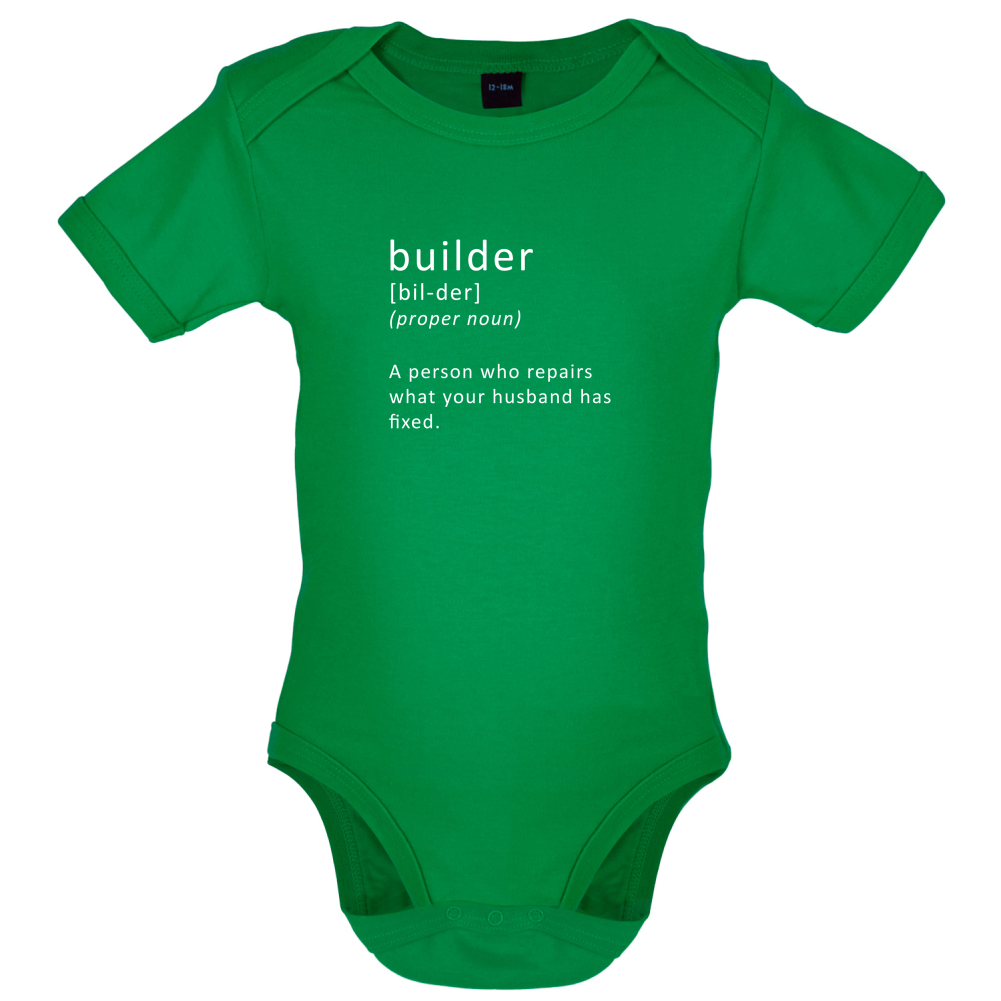 Builder Who Repairs Baby T Shirt