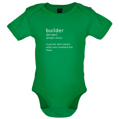 Builder Who Repairs Baby T Shirt