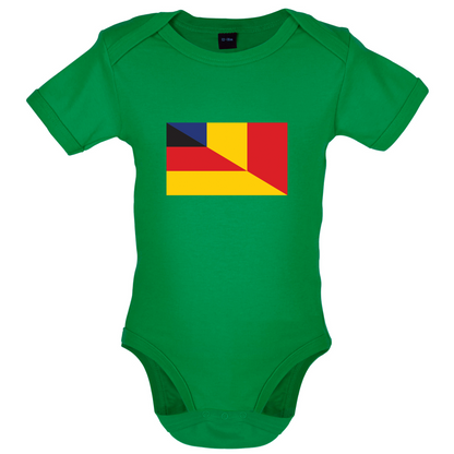 Half German Half Romanian Flag Baby T Shirt