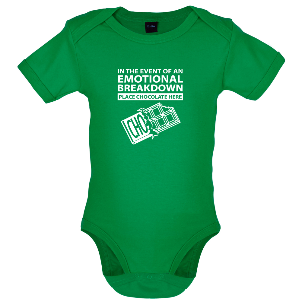 Emotional Breadown Place Chocolate Here Baby T Shirt