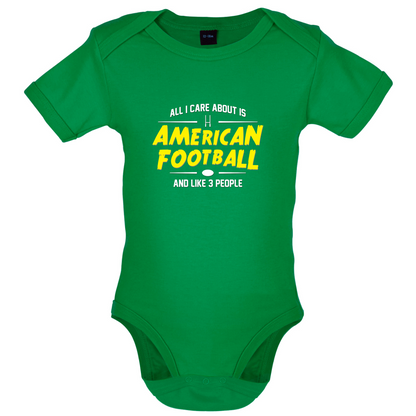 All I Care About Is American Football Baby T Shirt