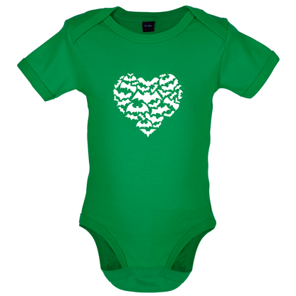 Love Heart Bats Baby T Shirt