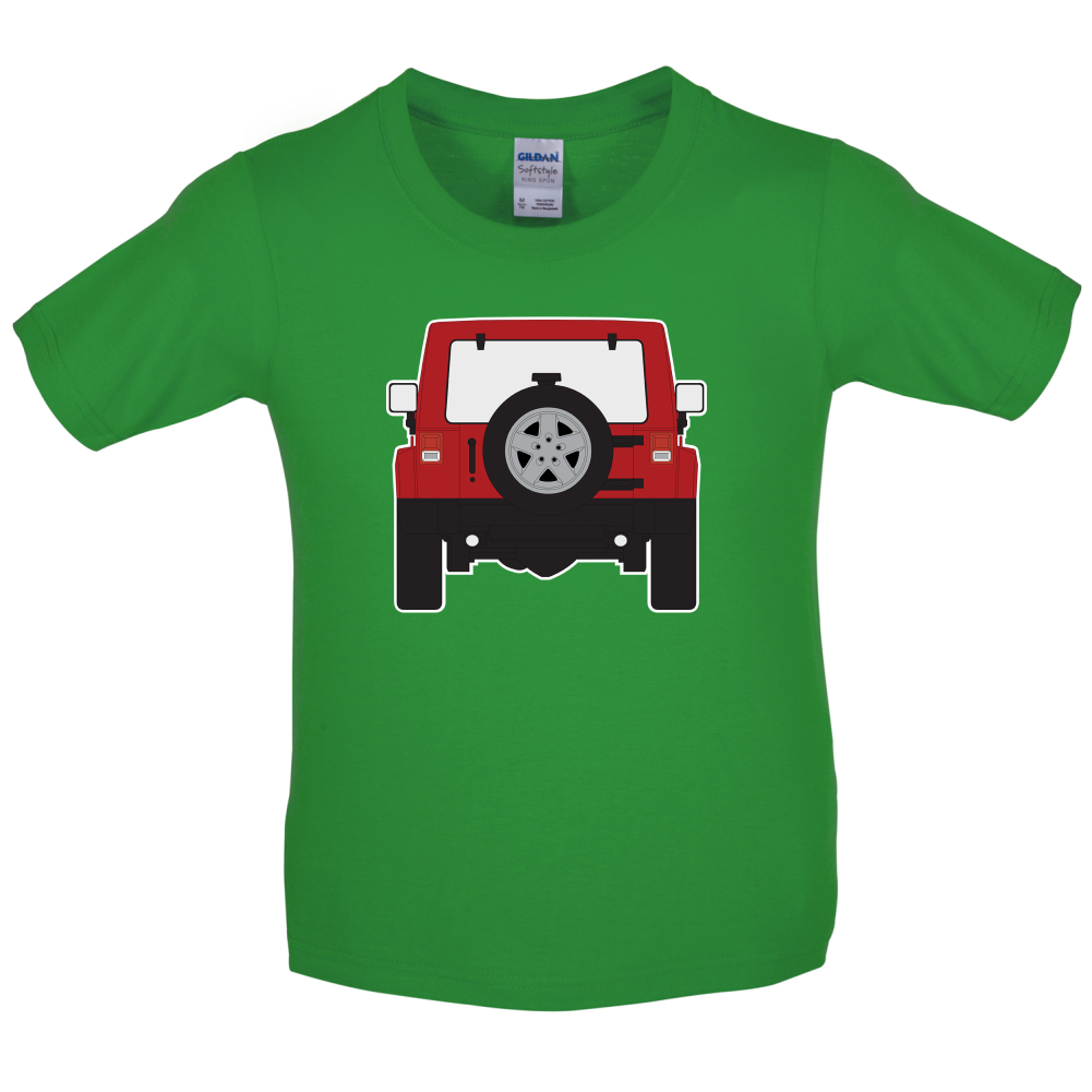JW Rear Red Kids T Shirt